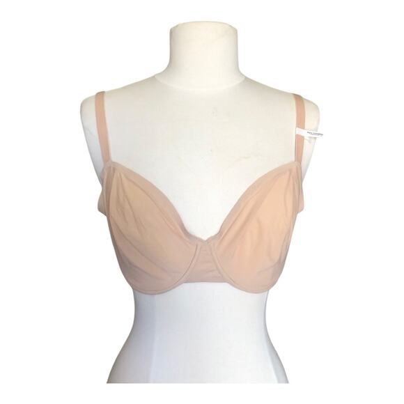 SMOOTHEZ by Aerie Full Coverage Lightly Lined Bra NWT Flexible Wire Beige 34DDD - Picture 3 of 15